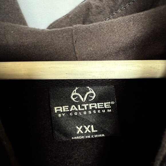 RealTree Black Camo Orange Logo Sweater - Picture 4 of 8